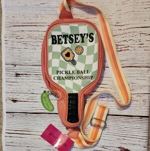 Betsey Johnson Pickleball Paddle Bag with Strap